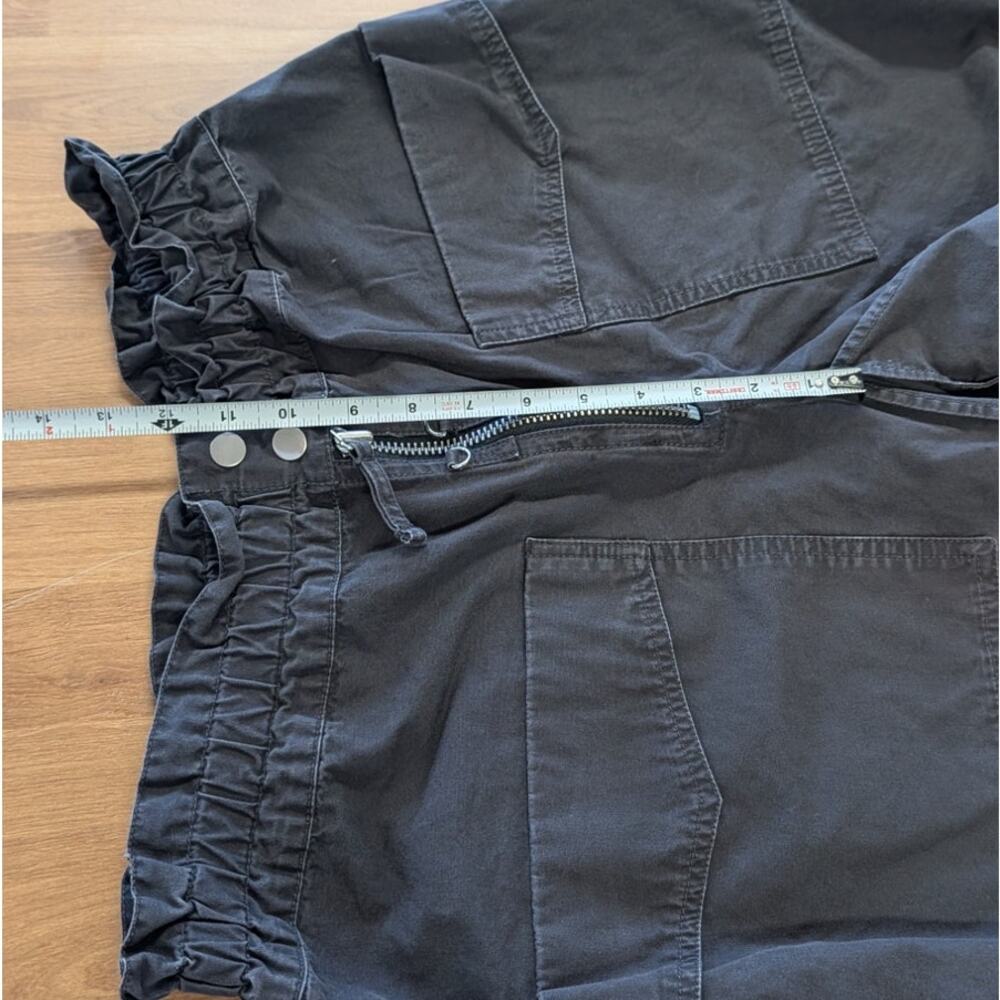 Isabel Marant Etoile Lecia Pants Womens 44/US12 Faded Black Tapered Ankle - Picture 10 of 11